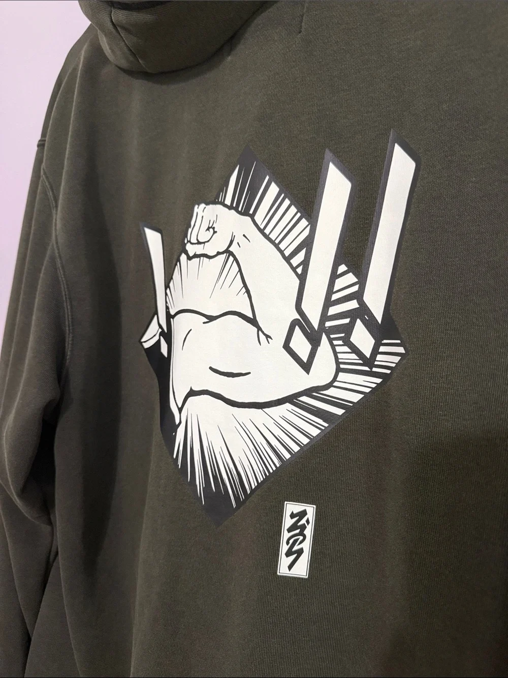 Jordan Zion Dri-FIT Performance Fleece Hoodie Olive Green Men’s Size Small